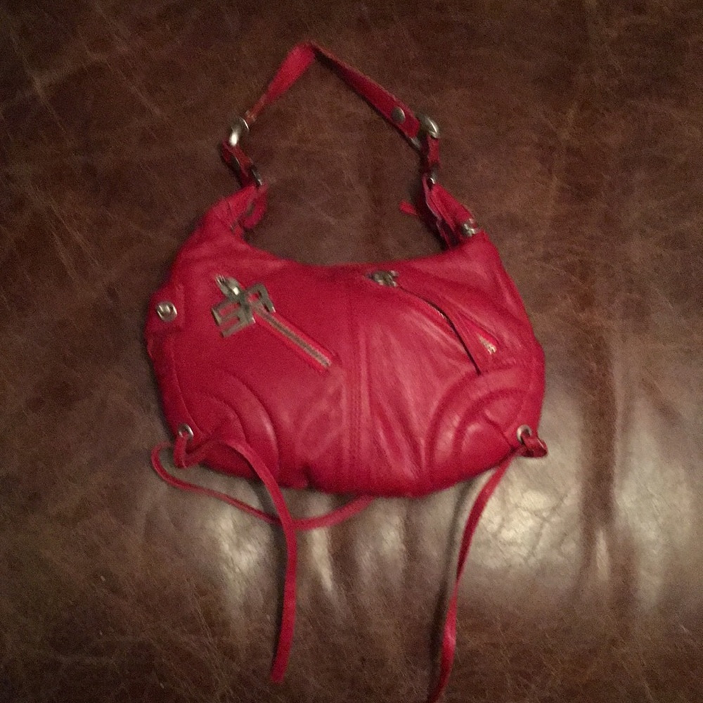Sonia Rykiel red leather purse